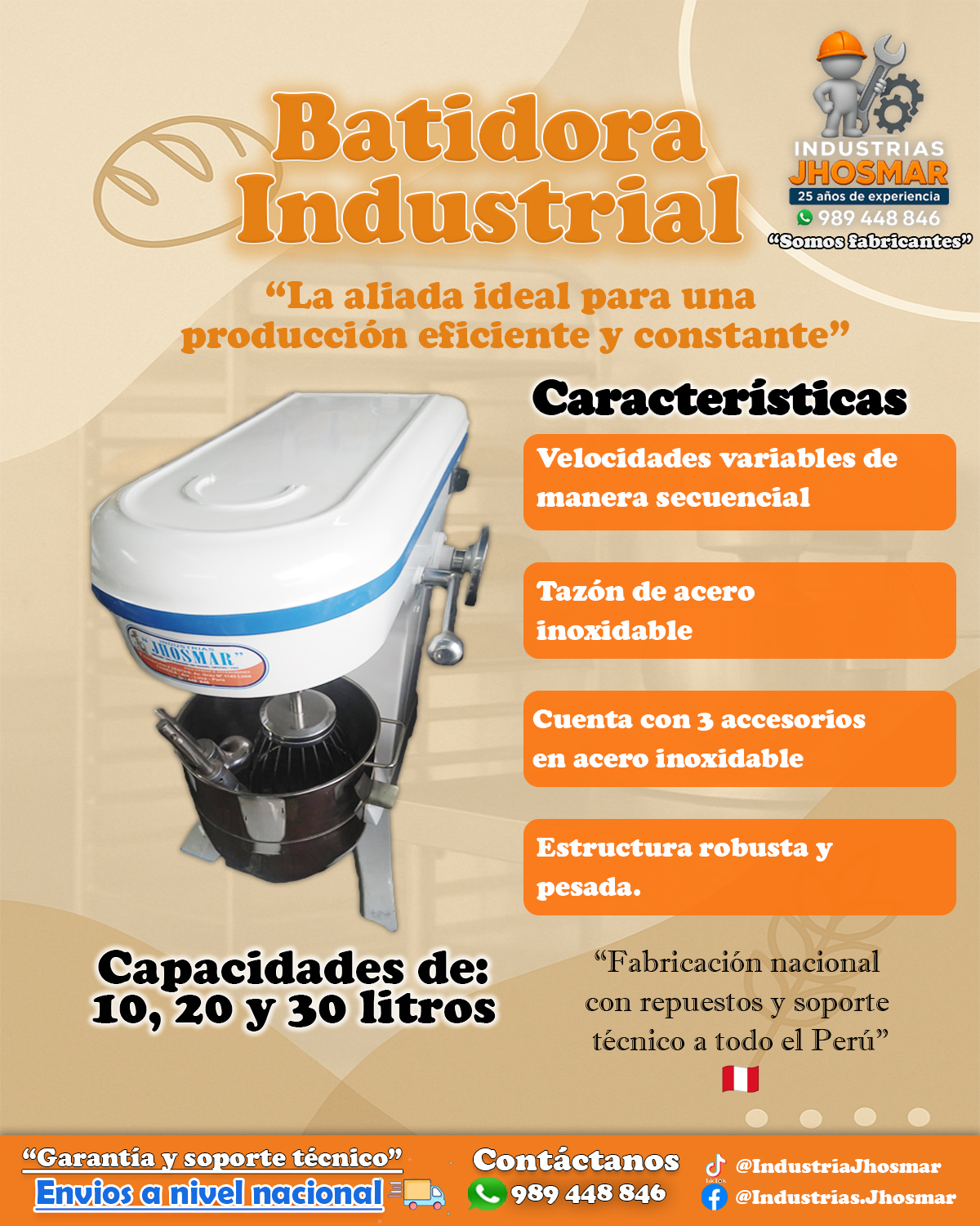Batidora Planetaria Industrial