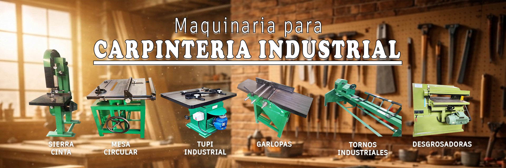 Maquinaria de Carpintería Industria Jhosmar